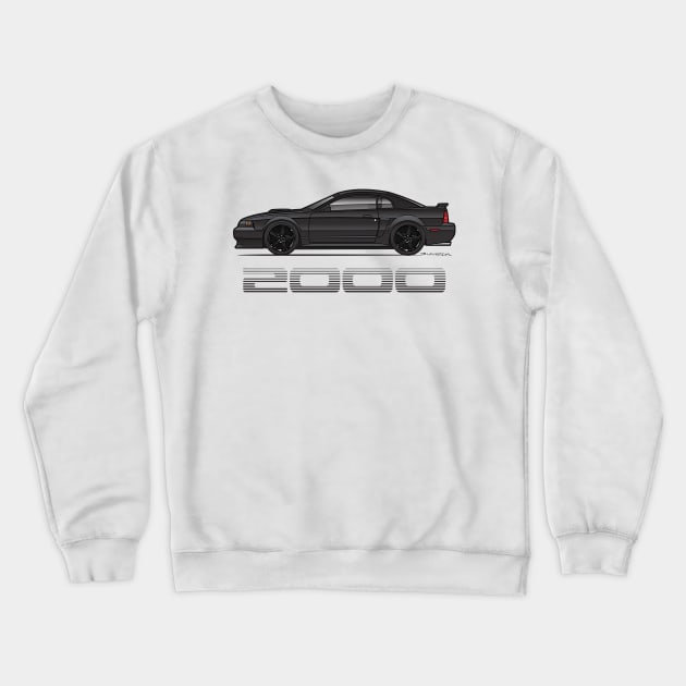 Black 2000 Crewneck Sweatshirt by JRCustoms44